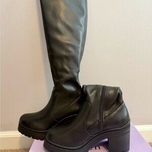 Madden Girl Black Heeled Boots